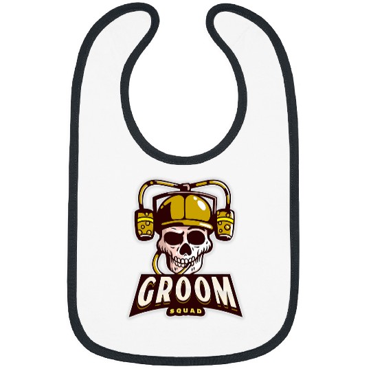 Beer Fun Groom Squad Groomsmen Getaway Bachelor Party Beer Helmet Bibs