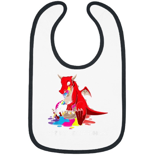 Dragon Pet How The Last Dragon Eats Unicorns 3 Bibs