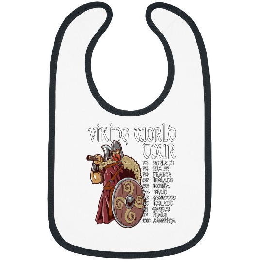 Viking Tour Vikings Valhalla Odin for a Men and Women 3 Bibs