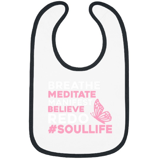 Manifest Affirmation Awakening Enlightenment Butterfly Bibs