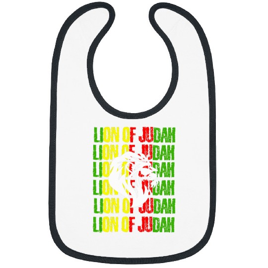 Lion Pet One Love Rasta Lion of Judah Reggae Roots Culture Reggae Bibs