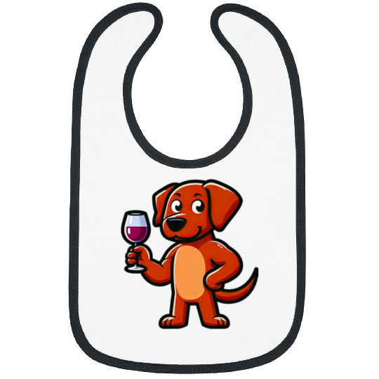 Wines Fun Rhodesian Ridgeback Wines Funny Dog Beverage Bibs