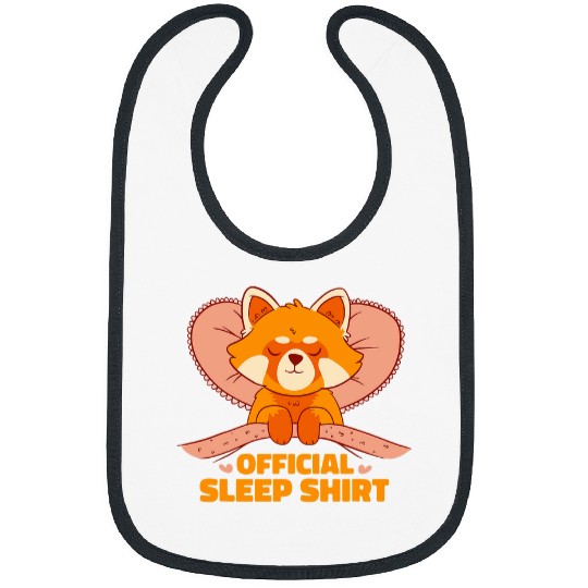 Panda Pet Cat Bear Kids Red Panda Official Sleep Bibs
