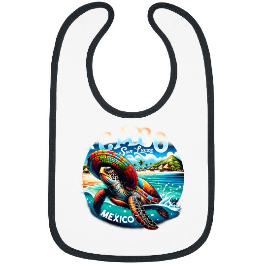 Turtle Pet Mexico Cabo San Lucas Mexico Family Vacation 0013 Bibs
