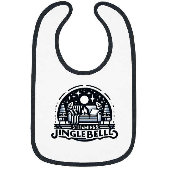 Streaming Jingle Bells Christmas Tee Cozy Winter Bibs