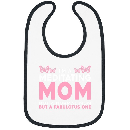 Manifest Meditation Awakening Enlightenment Butterfly Bibs