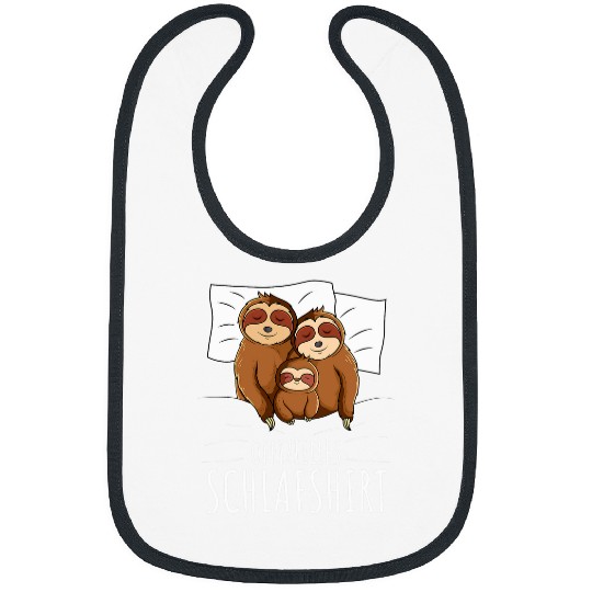 Sloth Pet Official Sleep Sloth Family Mother Father Children Bibs
