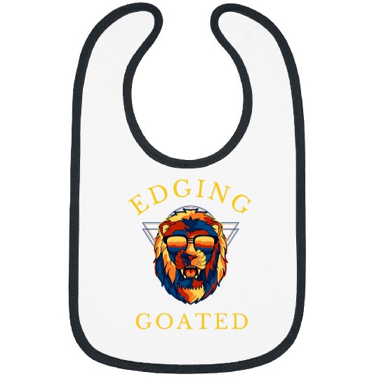 Lion Pet Edging Goated Sigma Lion Ironic Brainrot Meme 7 Bibs