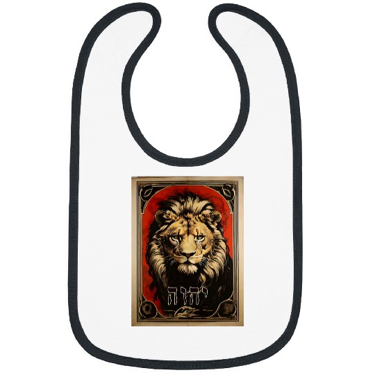 Lion Pet YHWH Lion of Judah Christian Faith Jesus 3 Bibs