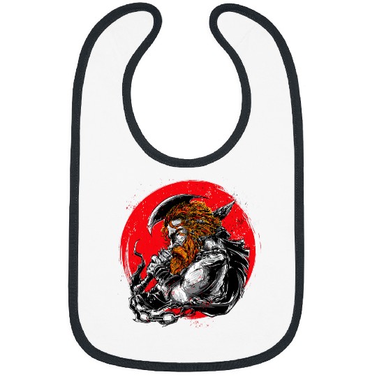 Viking Red Moon Bibs