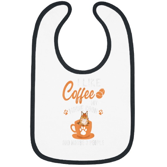 Coffee Fun Like Coffee My Maine Coon And Maybe 3 People Bibs