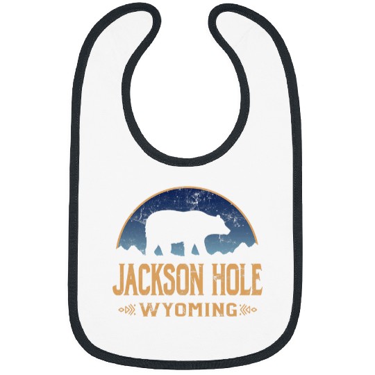 Bear Pet Jackson Hole Wyoming WY Bear Wildlife Mountains Bibs