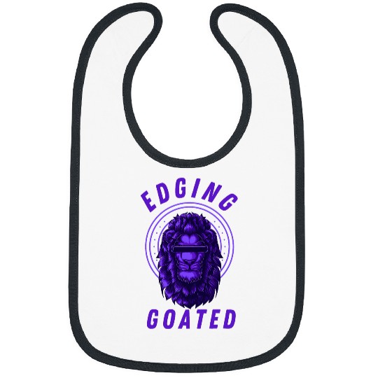 Lion Pet Edging Goated Sigma Lion Ironic Brainrot Meme 3 Bibs