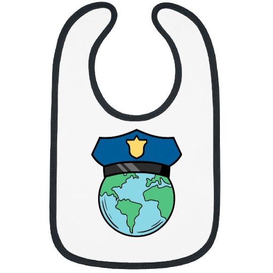 Police Job Earth Day Cool Cop Law Enforcement Environmentalist Bibs