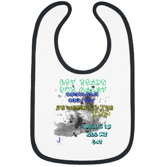 MUSLIM CLOTHING ISLAMIC SAYING GRAFFITI PAINT SPLATT RAMADAN Bibs