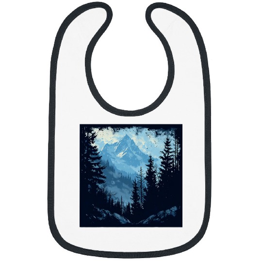 Tree Woods dark Green Nature Outdoor Explore forest green Bibs