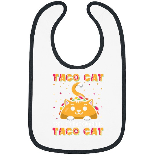 Taco Cat Tacocat Cinco De Mayo Cat Tacos Mexico Bibs