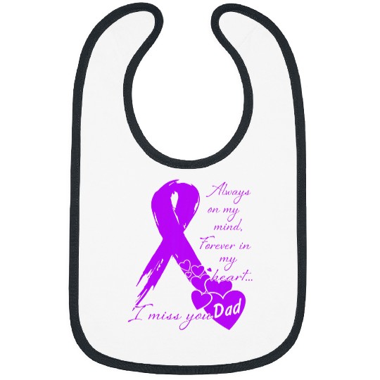Missing You Dad My Guardian Angel Memorial Day Men Women Bibs