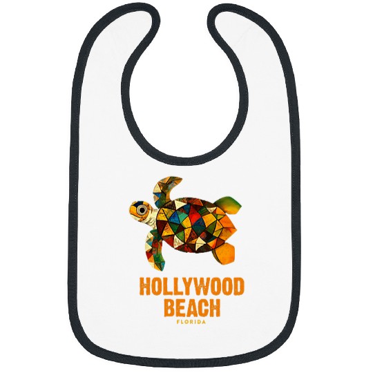 Turtle Pet Hollywood Beach FL Florida Vacation Sea Turtle Souvenir 8 Bibs