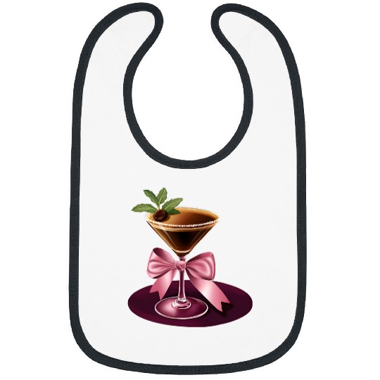 Coffee Fun Tini Time Espresso Martini Tasty Vodka Coffee Liquor Cream Bibs