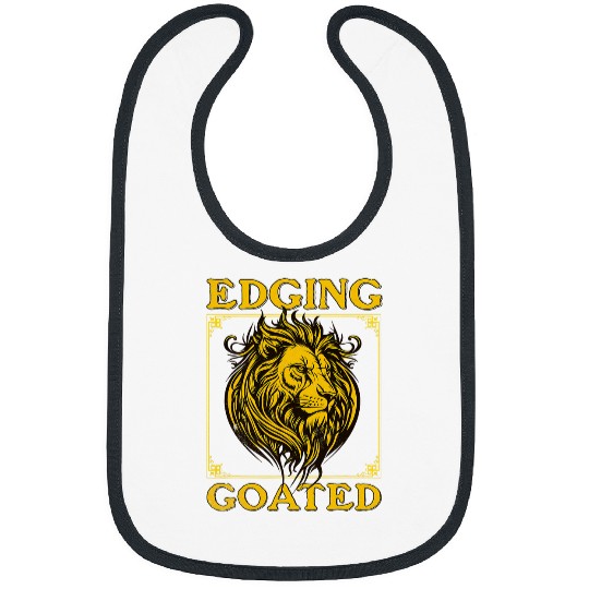Lion Pet Edging Goated Sigma Lion Ironic Brainrot Meme Bibs