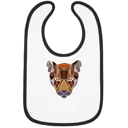 Lion Pet OMG Mountain Lion Boulder Colorado Meme Official Bibs