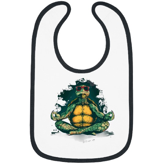 Turtle Pet Meditation Zen Buddha Spirituality Hindu Buddhist Bibs