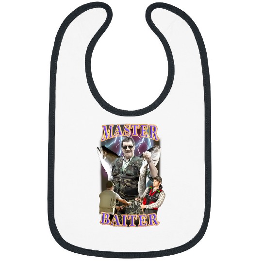 master baiter vintages bass fishing funny angler Bibs