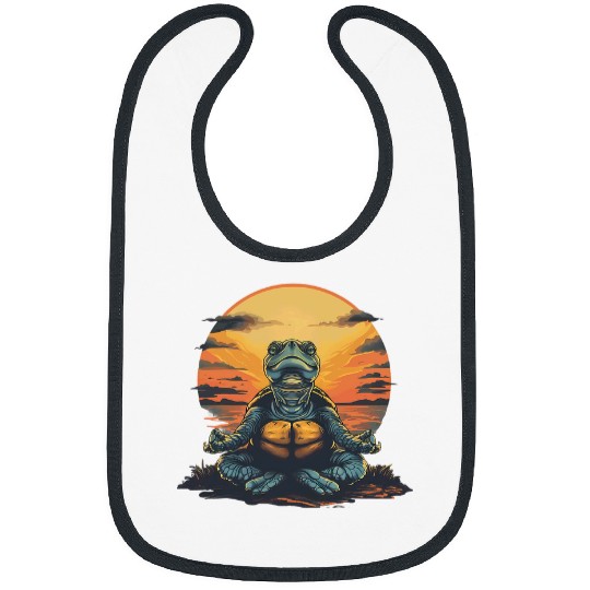 Turtle Pet Meditation Buddhist Hindu Zen Buddha Spirituality Bibs