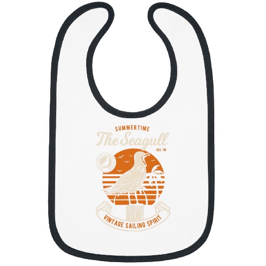 Summertime The Seagull vintages Sailing Spirit Bibs