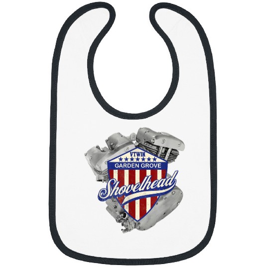 vintages HD Shovelhead Old School GARDENGROVE Biker VTwin Bibs