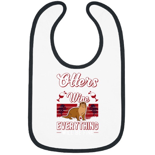 Wines Fun Otters And Wines Sea Otter Bibs