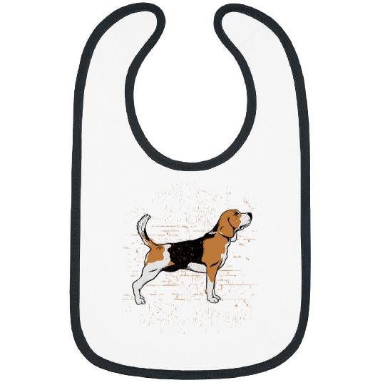 Dog Lover Funny Gift Foxhound Dog Bibs
