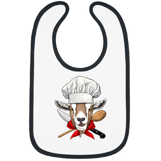 Goats Lover Restaurant Goats Chef Kitchen Cook Culinary Cooking Lover Bibs