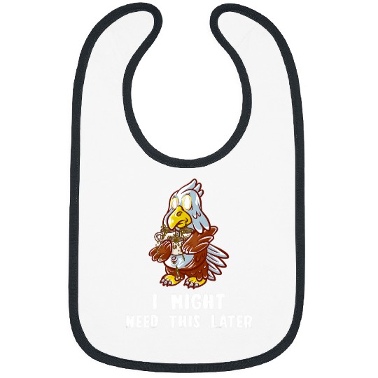 Coffee Fun I Might Need This Later Coffee Nerd American Bald Eagle Bibs