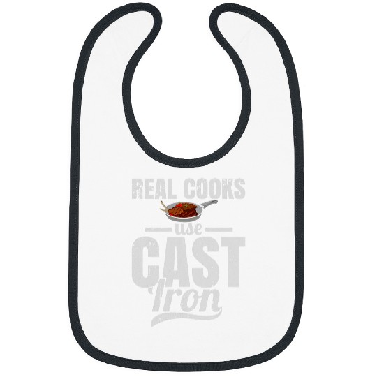 Cast Iron Skillet Cooking design Cooking Gift 21 Bibs