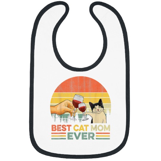 Wines Fun bests cat mom ever Wines drinking Bibs