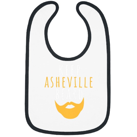 Beer Fun Keep Asheville Beard Funny Hipster Beer City NC USA Weird Bibs