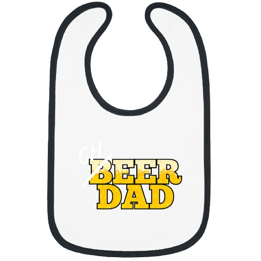 Beer Fun Cheer Dad Fathers Day Beer Cheerleading Gift Idea Bibs