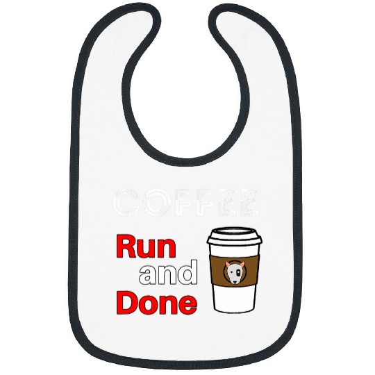 Coffee Fun Run and Done Coffee Lovers Bibs