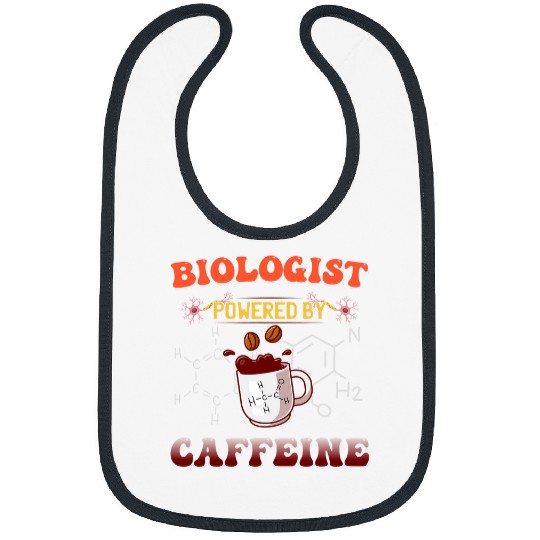 Coffee Fun Biologist Powered By caffeines Coffee Lover Biology Bibs