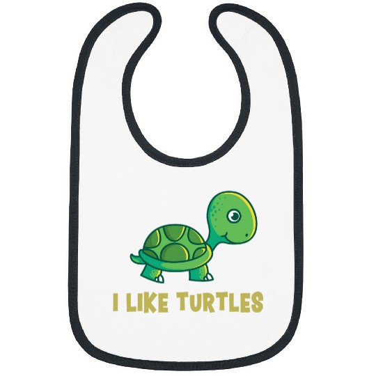 Turtle Pet I Like Turtles Baby Turtle Bibs