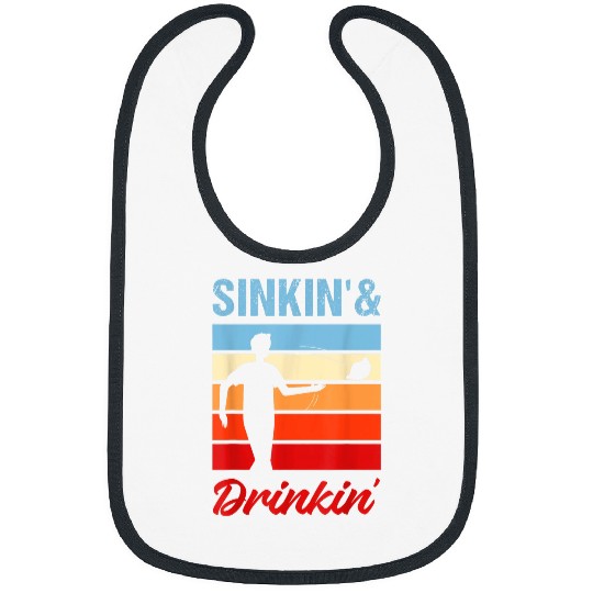 Beer Fun Sinkin and Drinkin Cornhole Beer Drinking Cornholer Bibs
