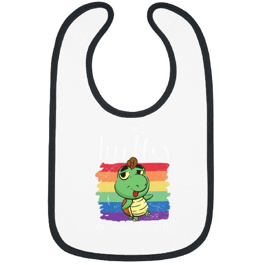 Turtle Pet I like Turtles and maybe 3 People Cute Sea Turtle Lover Bibs