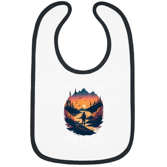 Master Baiter Fishing Enthusiast Fishermen Worldwide Bibs