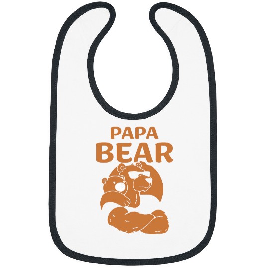 Alaska Native American Indian Brown silvertip Bear Bibs