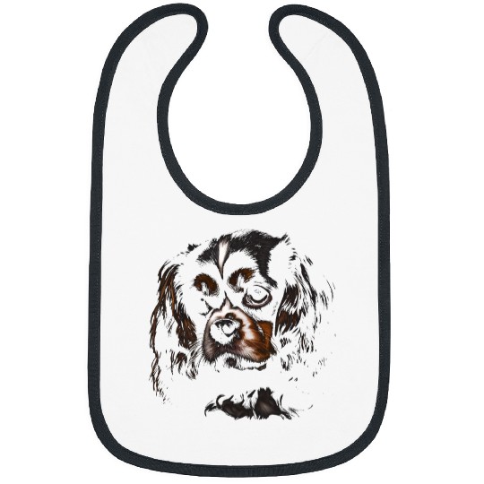 Funny Cavalier King Charles Spaniel Cute Cool 1 Bibs
