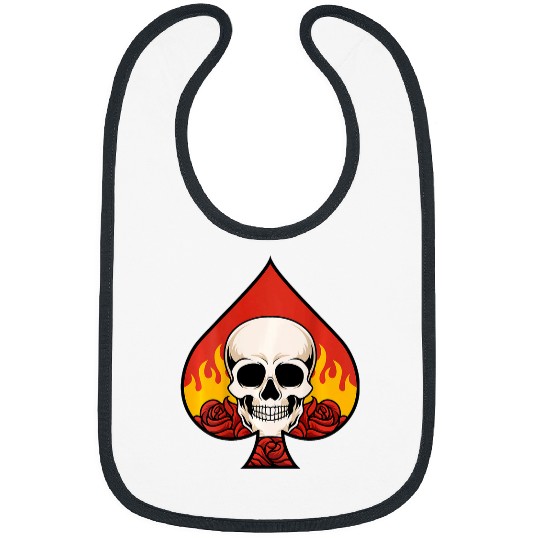 Ace Of Spades Deck Of Cards Playing Cards Pokers ART ON BACK Bibs