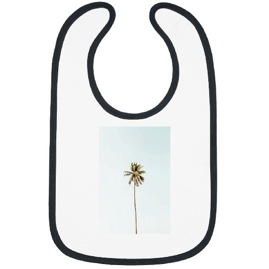 Tropical Palm Tree Surfer Lifestyle Bibs