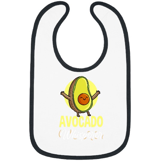 Lacrosse Gift Avocado Whisperer Vegetable Lover Bibs